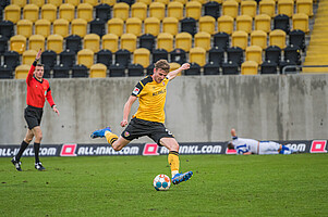 Christoph Daferner trifft aus der Distanz zum 3:1. | Foto: Dennis Hetzschold