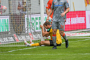 Es hat nicht sollen sein: Sohm verpasst kurz vor Schluss um Haaresbreite den Treffer. | Foto: Dennis Hetzschold