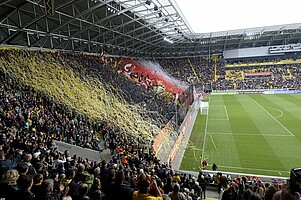 Choreo vorm Anpfiff