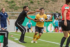 Cristian Fiel sah keine gute erste Halbzeit seiner Schützlinge