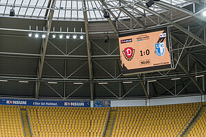 Am Ende bleibt es beim verdienten 1:0-Derbysieg. | Foto: Dennis Hetzschold