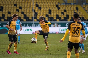 Patrick Weihrauch mit dem Spielgerät im Vorwärtsgang. | Foto: Dennis Hetzschold 