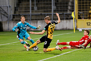 Chistoph Daferner verpasst den möglichen 1:2-Anschlusstreffer | Foto: Steffen Kuttner