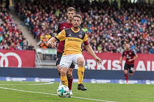 Andreas "Lumpi" Lambertz vertrat in Nürnberg Kapitän Marco Hartmann.
