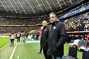 Uwe Neuhaus an seinem 200. Spiel in der 2. Bundesliga