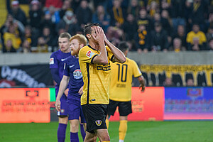 Philip Heise nach einer vergebenen Chance