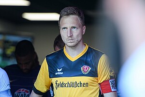 Voll fokussiert! Mannschaftskapitän Marco Hartmann kehrte nach seiner Gelb-Rot-Sperre wieder in den Kader. (Foto: SGD)