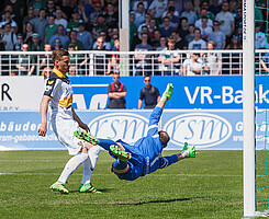 Stefan Kutschke erzielt das frühe 1:0.