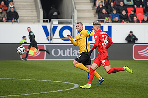Brian Hamalainen im Laufduell mit Tim Skarke