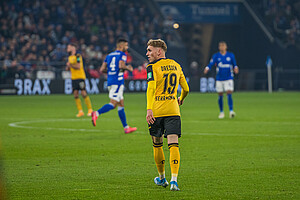 Luca Herrmann kommt im zweiten Durchgang und belebt das Spiel. | Foto: Dennis Hetzschold