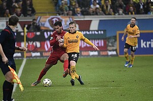 Stefaniak im Zweikampf