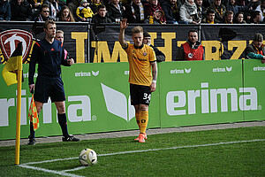 Marvin Stefaniak bereitete das 1:1 mit einem Eckstoß vor.