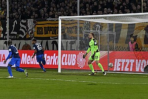 Onel Hernández erzielte das frühe 0:1 für die Braunschweiger.