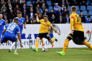 Hauptmann beim frühen 1:0.