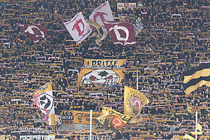 24.763 Zuschauer sahen die Partie im DDV-Stadion. Davon rund 200 Gäste. (Foto: Steffen Kuttner)