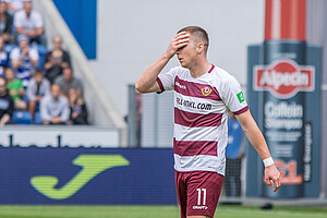 Haris Duljevic nach einer vergebenen Chance