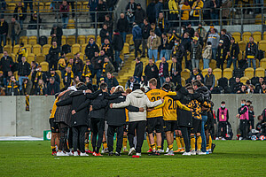 Trotz eines großen Kampfes geht die SGD am Ende als Verliere vom Platz. | Foto: Dennis Hetzschold