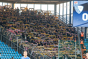 Dynamo-Fans im Gästeblock