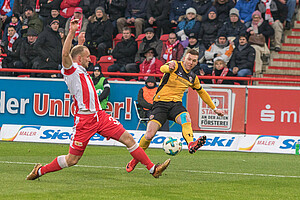 Haris Duljevic war auch gegen Union wieder ein Aktivposten der Schwarz-Gelben. (Foto: Steffen Kuttner)