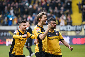 Jubel über das frühe 1:0.