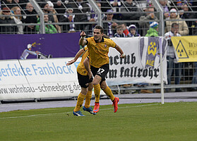 Testroet trifft zum 1:0 für die SGD