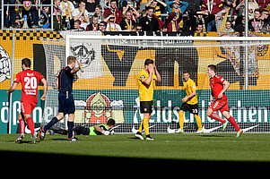 Nach dem 0:1 durch Morys