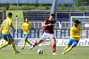 Jonas Saliger mit dem Abschlussversuch. | Foto: Steffen Kuttner