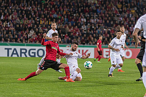 Ein spannender Pokalfight gegen den SC Freiburg.
