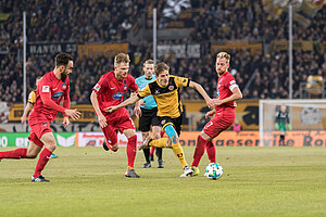 Quirliger und kreativer Aktivposten im Mittelfeld: Niklas Hauptmann. (Foto: Steffen Kuttner)