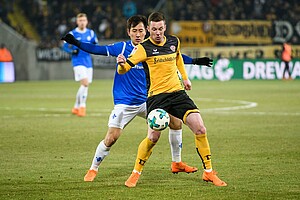 Haris Duljevic wurde zur Halbzeit eingewechselt.