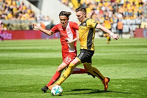 Haris Duljevic bereitete den zwischenzeitlichen Ausgleich vor. (Foto: SGD/Dennis Hetzschold)