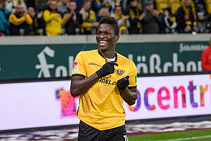 Moussa Koné nach seinem Treffer zum 1:0