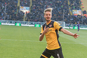 Lucas Röser eröffnete mit seinem 1:0 den Torreigen. (Foto: Steffen Kuttner)