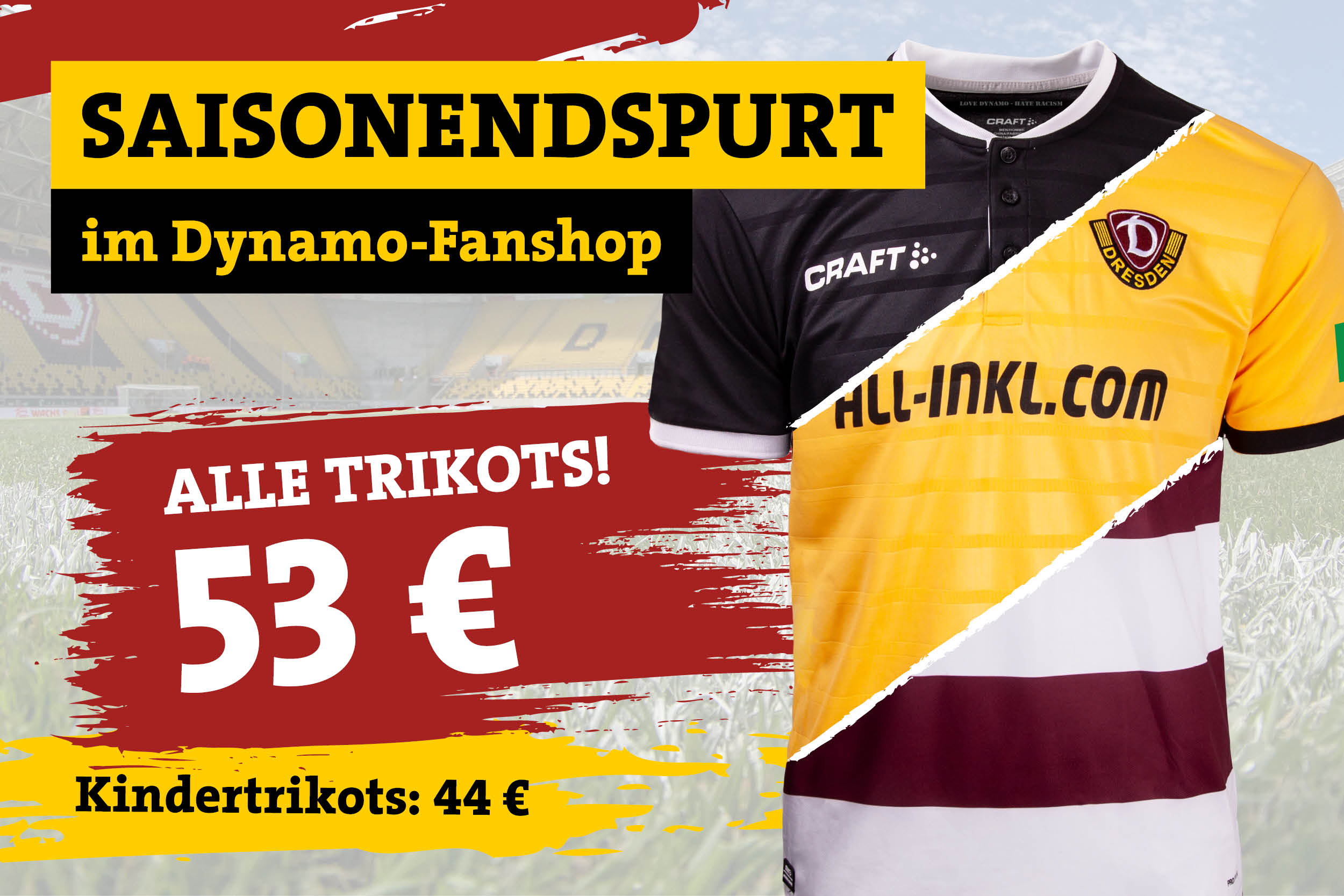 Saisonendspurt im Fanshop: CRAFT Trikots reduziert Saisonendspurt im Fanshop: CRAFT Trikots reduziert