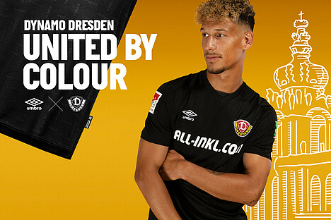 SG Dynamo Dresden T-Shirt Logo Löwen schwarz 